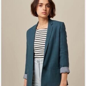 Women’s teal Sessun blazer